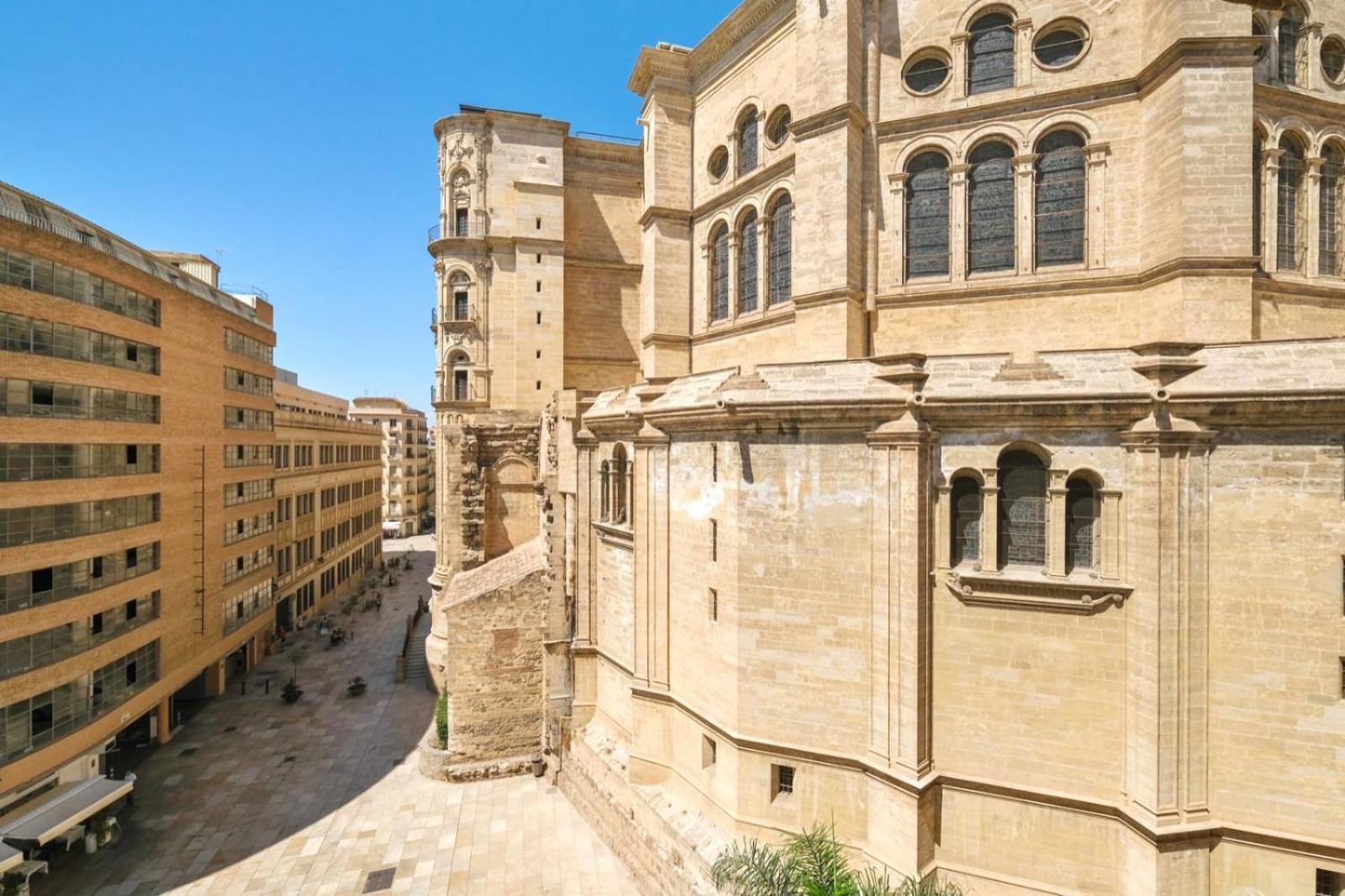 Apartamento con parking junto a Catedral Centro de Málaga Estreno! Esterno foto
